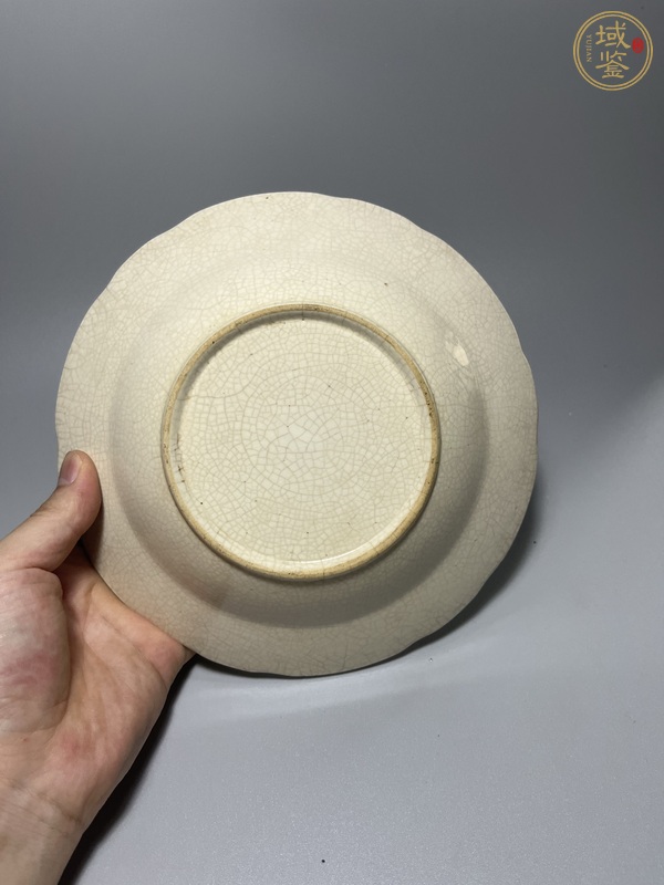 古玩陶瓷漳州窯哥釉盤真品鑒賞圖