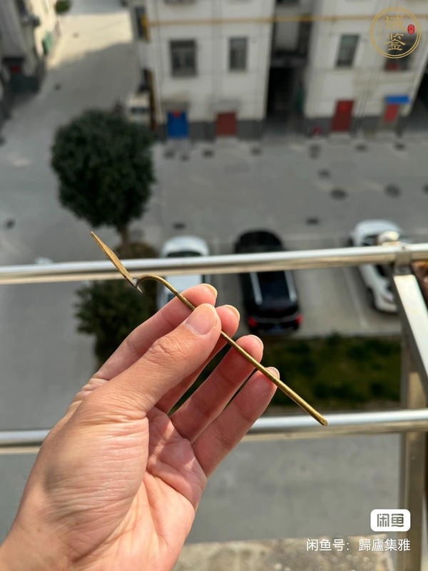 古玩銅器銅香押真品鑒賞圖
