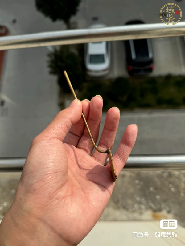 古玩銅器銅香押真品鑒賞圖