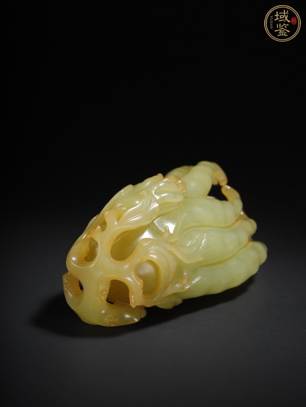 古玩玉器玉雕佛手瓜擺件真品鑒賞圖