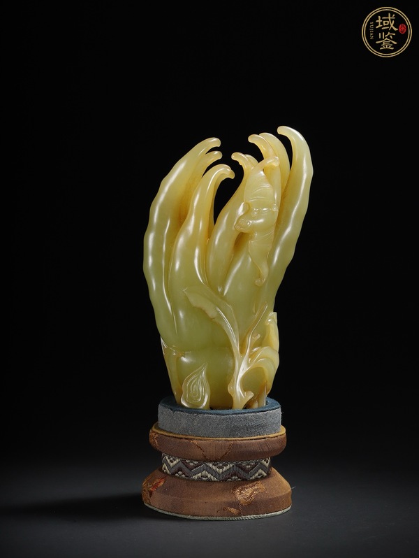 古玩玉器玉雕佛手瓜擺件真品鑒賞圖