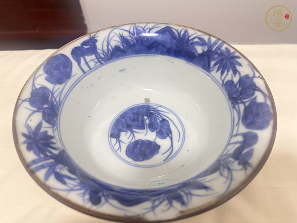 古玩陶瓷玉璧底青花碗真品鑒賞圖