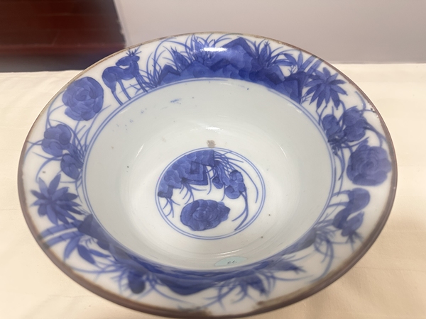 古玩陶瓷玉璧底青花碗拍賣，當(dāng)前價(jià)格500元