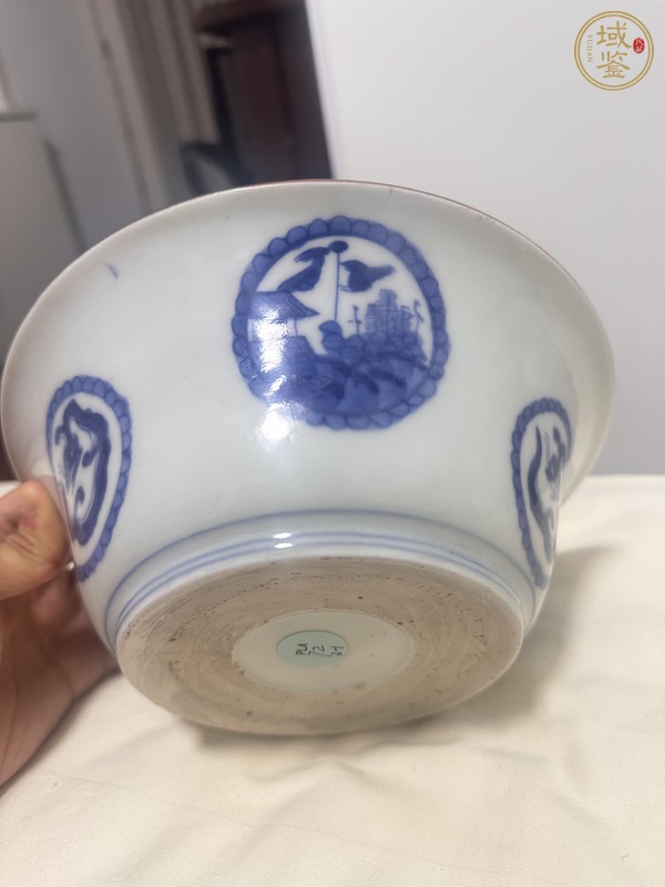 古玩陶瓷玉璧底青花碗真品鑒賞圖