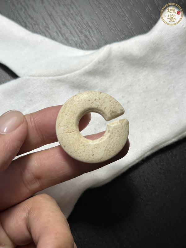 古玩玉器仿古玉玦真品鑒賞圖