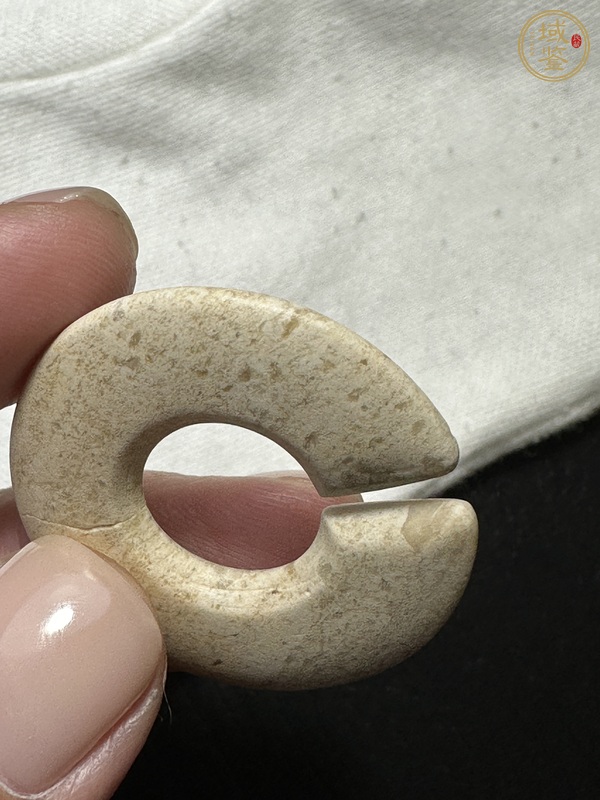 古玩玉器仿古玉玦真品鑒賞圖