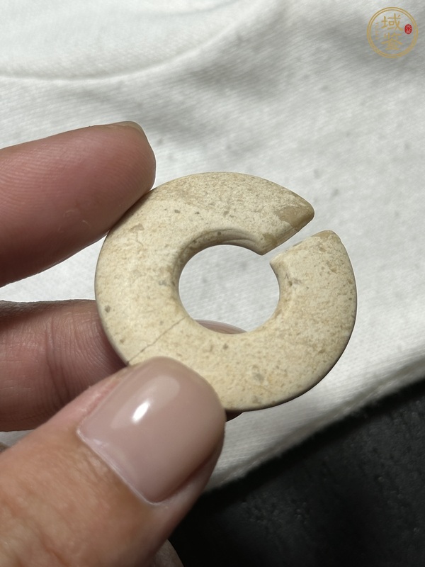 古玩玉器仿古玉玦真品鑒賞圖