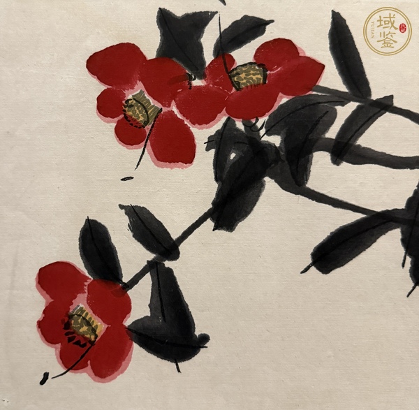 古玩字畫8090年代《齊白石木板水印》真品鑒賞圖