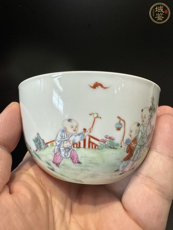 古玩陶瓷粉彩杯真品鑒賞圖