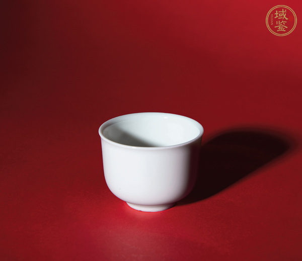 古玩白釉杯真品鑒賞圖