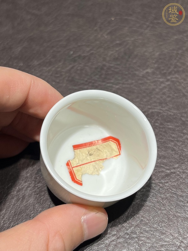 古玩陶瓷白釉杯真品鑒賞圖