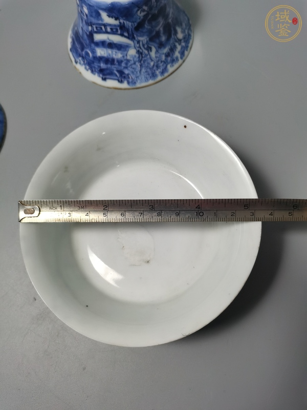古玩陶瓷青花蓋杯真品鑒賞圖