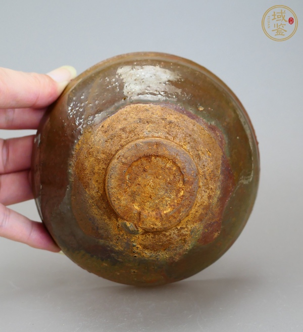 古玩陶瓷宋代·柿紅釉盞真品鑒賞圖
