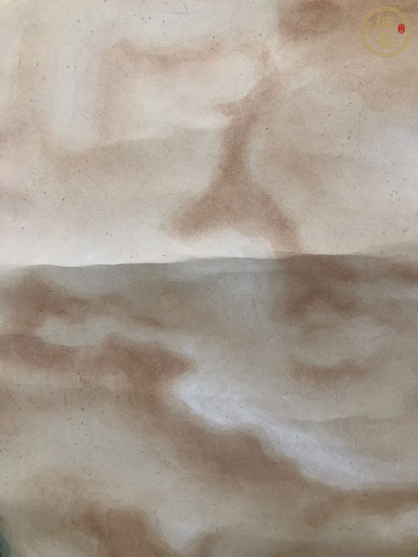 古玩字畫云霞照海曙真品鑒賞圖