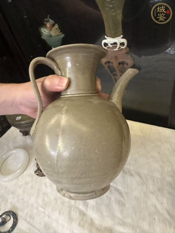 古玩陶瓷青釉執(zhí)壺真品鑒賞圖
