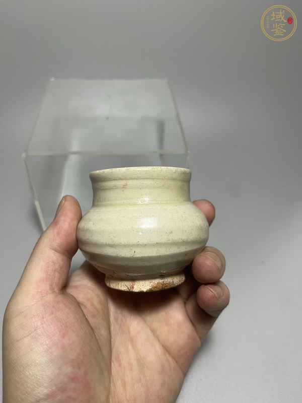 古玩陶瓷青白釉水盂真品鑒賞圖
