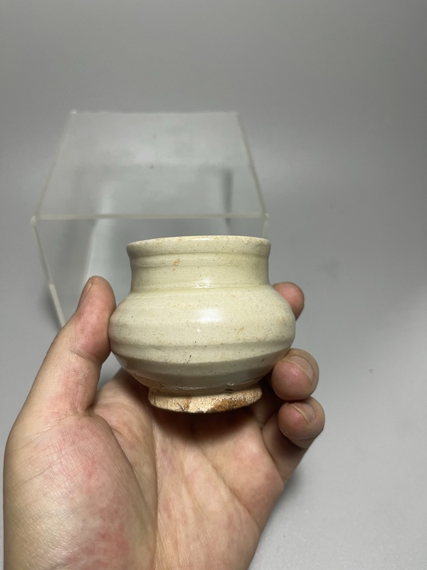 古玩陶瓷宋代青白釉水盂拍賣(mài)，當(dāng)前價(jià)格0元