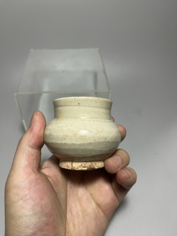 古玩陶瓷宋代青白釉水盂拍賣(mài)，當(dāng)前價(jià)格0元
