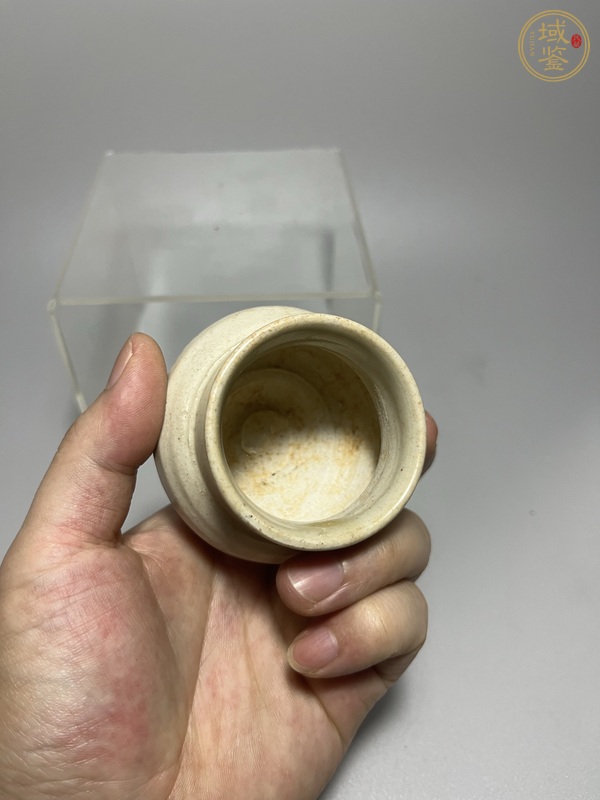 古玩陶瓷青白釉水盂真品鑒賞圖