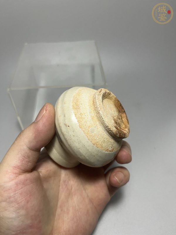 古玩陶瓷青白釉水盂真品鑒賞圖