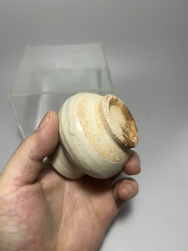 古玩陶瓷宋代青白釉水盂拍賣(mài)，當(dāng)前價(jià)格0元