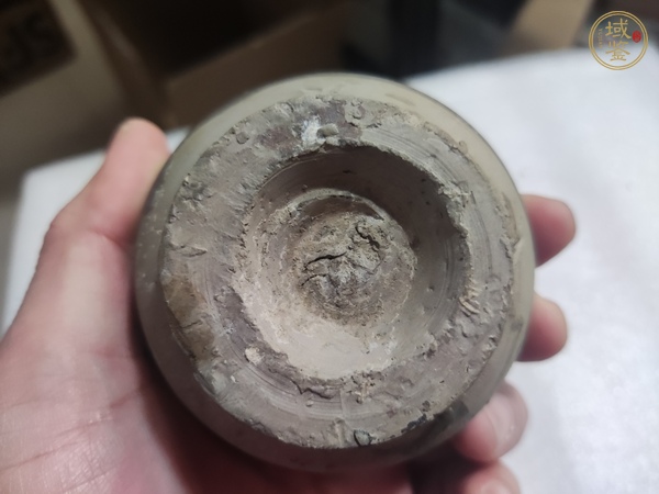 古玩陶瓷褐釉茶碗真品鑒賞圖