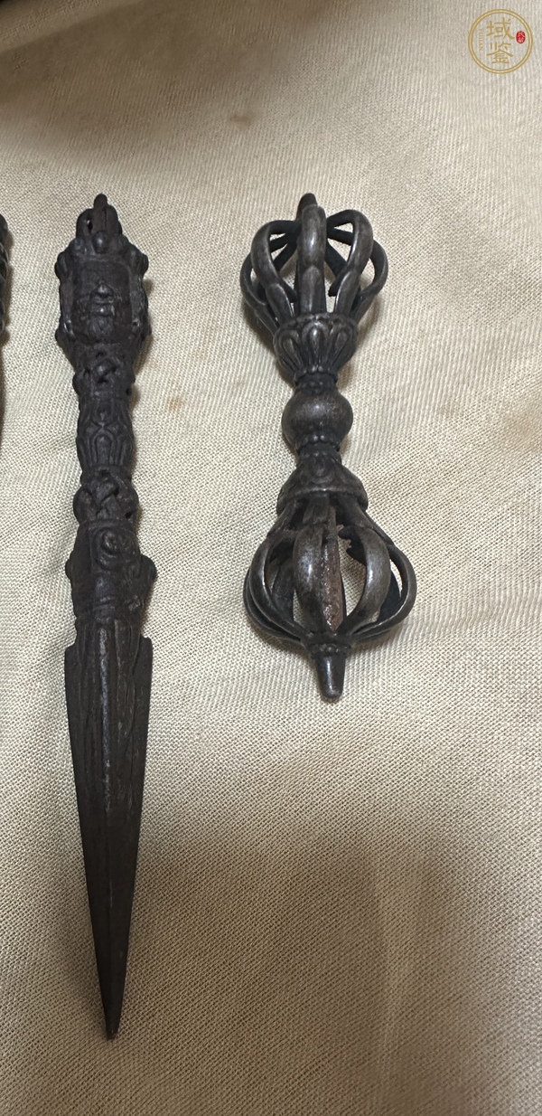 古玩銅器法器一組真品鑒賞圖