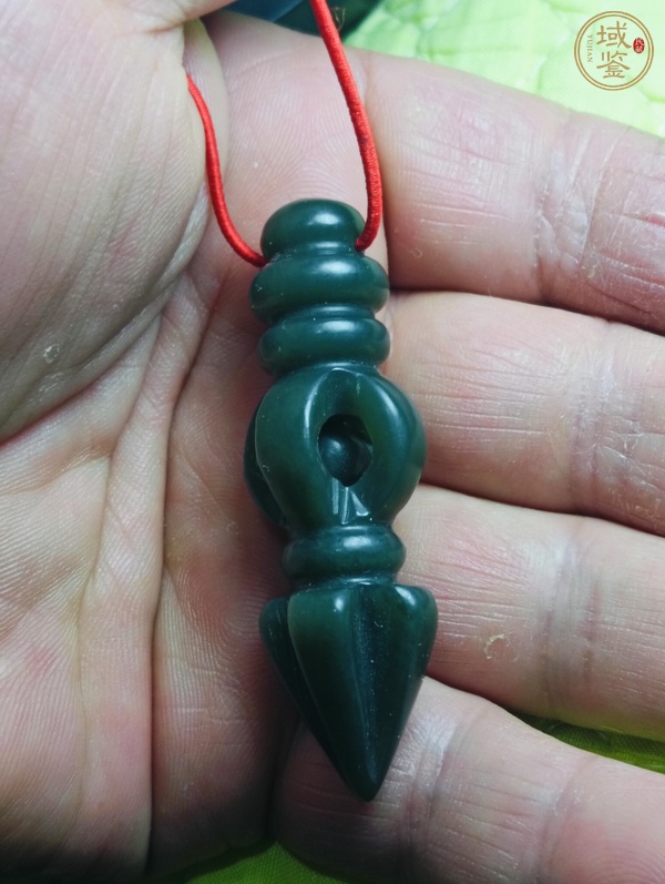 古玩玉器金剛杵真品鑒賞圖