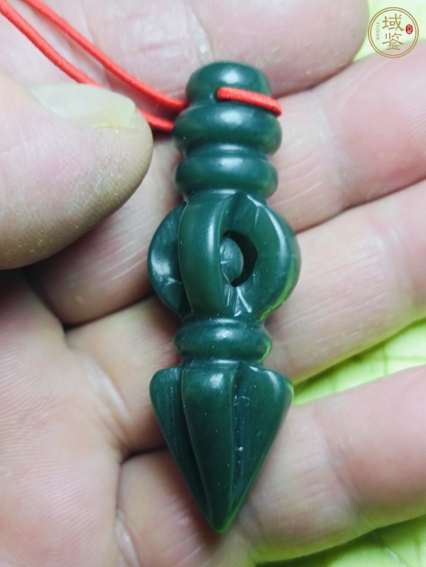 古玩玉器金剛杵真品鑒賞圖
