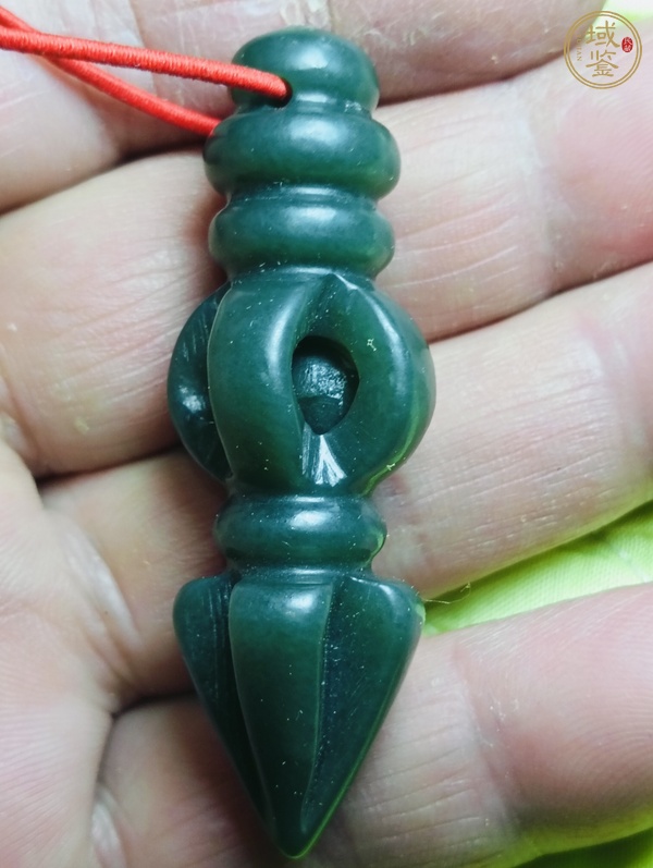 古玩玉器金剛杵真品鑒賞圖