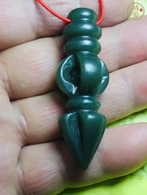 古玩玉器金剛杵真品鑒賞圖