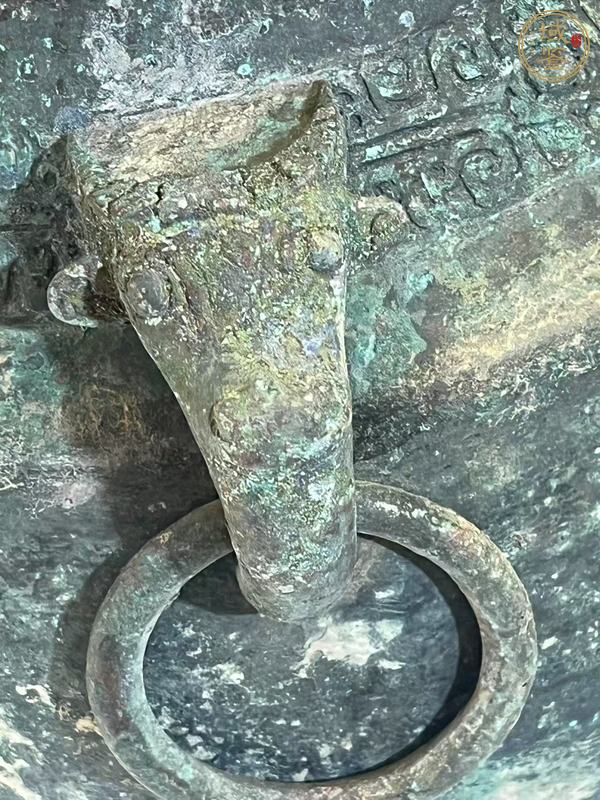 古玩銅器獸目交連紋銅罐真品鑒賞圖