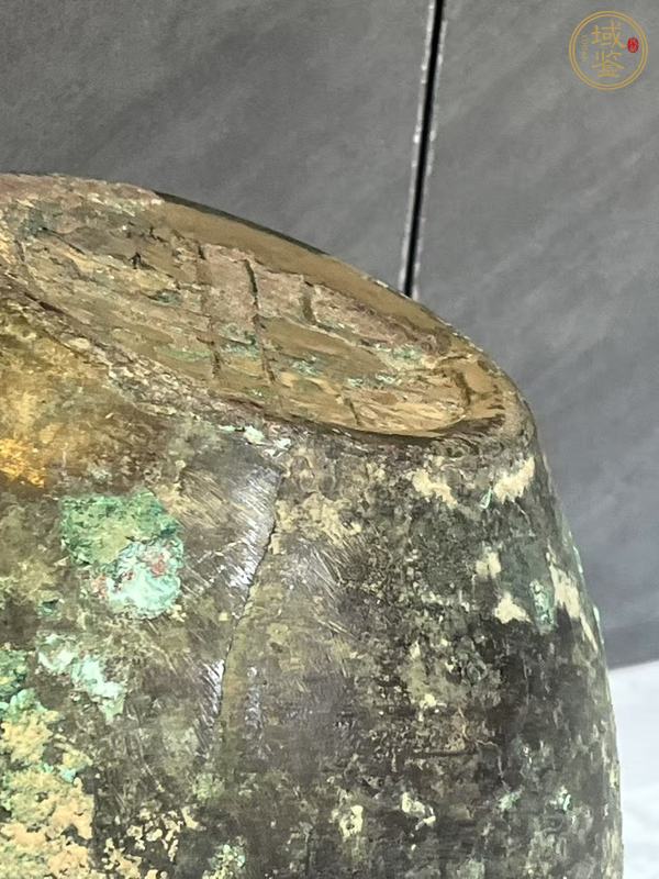 古玩銅器獸目交連紋銅罐真品鑒賞圖