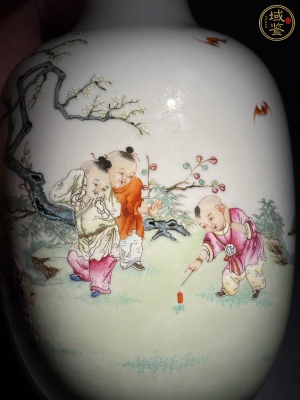 古玩陶瓷粉彩瓶真品鑒賞圖