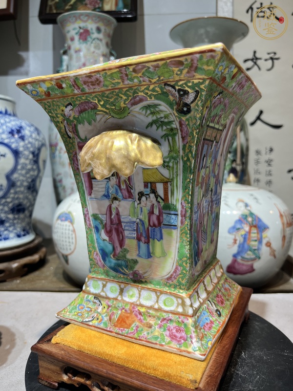 古玩道咸廣彩真品鑒賞圖