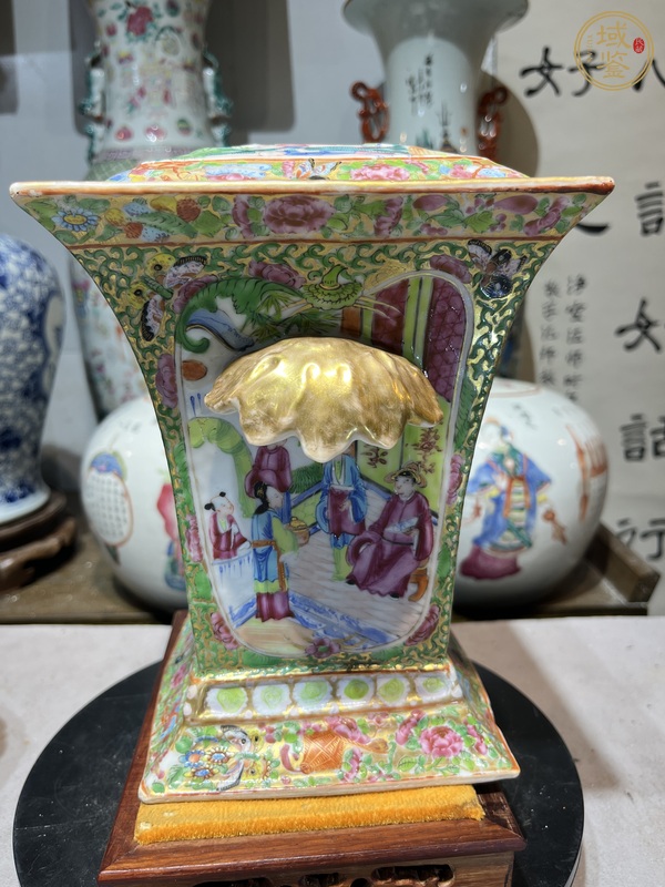 古玩陶瓷道咸廣彩真品鑒賞圖