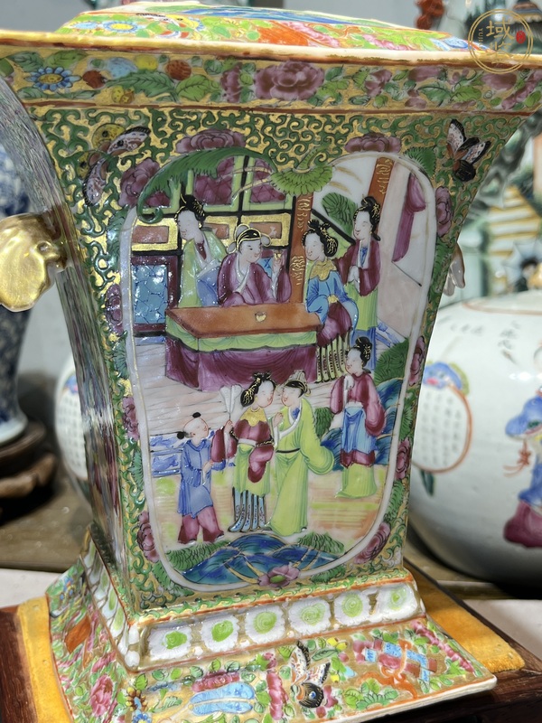 古玩陶瓷道咸廣彩真品鑒賞圖