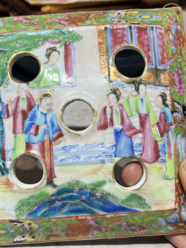 古玩陶瓷道咸廣彩真品鑒賞圖