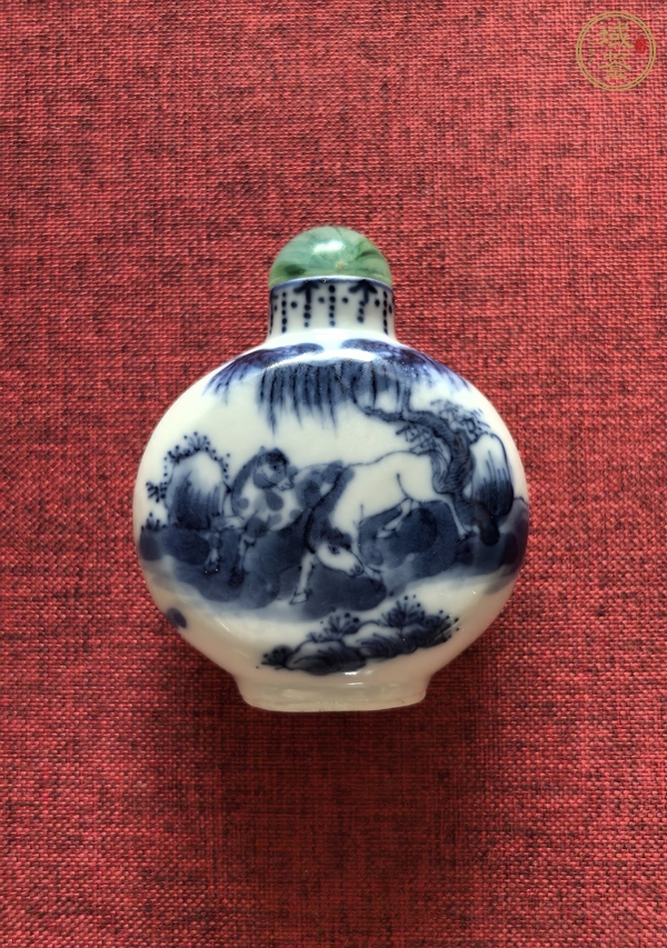 古玩陶瓷鼻煙壺真品鑒賞圖