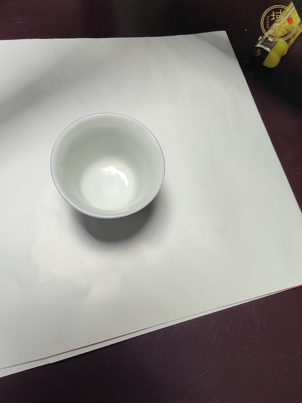 古玩陶瓷青花團(tuán)鶴杯真品鑒賞圖