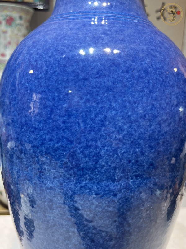 古玩陶瓷爐鈞釉觀音瓶真品鑒賞圖