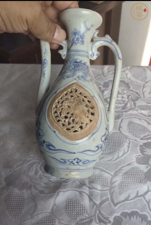 古玩晚明安南窯青花壺真品鑒賞圖