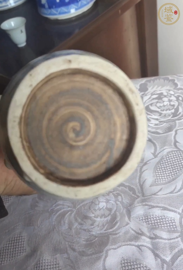 古玩陶瓷晚明安南窯青花壺真品鑒賞圖