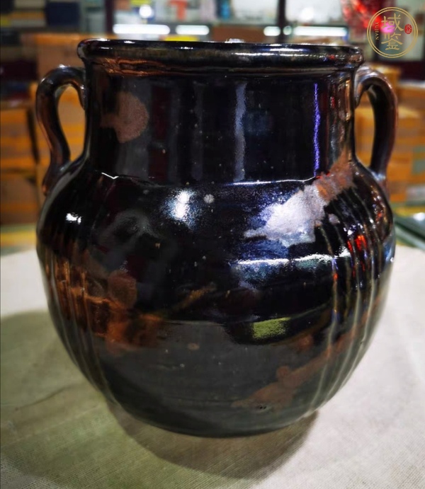 古玩陶瓷雙系罐真品鑒賞圖