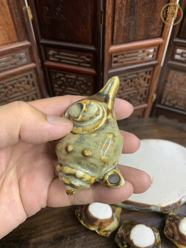 古玩陶瓷仿生瓷一組真品鑒賞圖