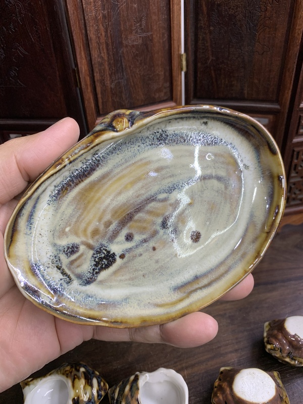 古玩陶瓷【舊時(shí)光系列】仿生螺茶具一套拍賣，當(dāng)前價(jià)格0元