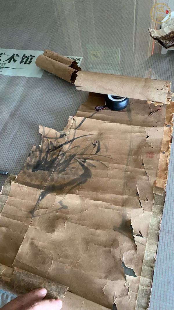 古玩字畫蘭真品鑒賞圖