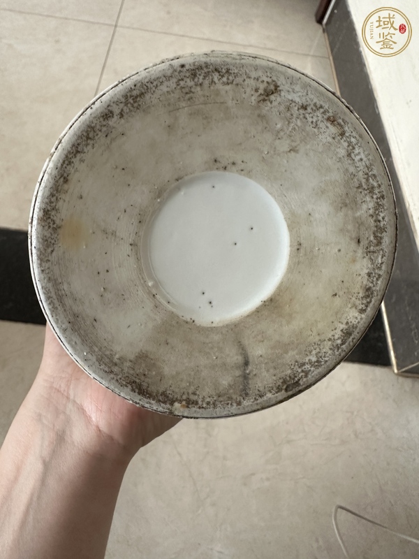 古玩陶瓷麒麟送子新粉彩帽筒真品鑒賞圖