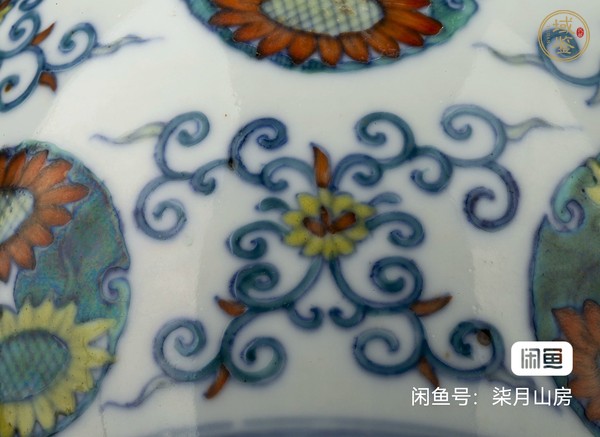 古玩陶瓷斗彩蓋罐真品鑒賞圖