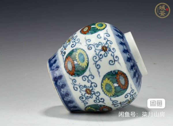 古玩陶瓷斗彩蓋罐真品鑒賞圖